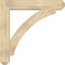 Ekena Millwork Thorton Craftsman Rough Sawn Bracket w/ Offset Brace, Douglas Fir, 8"W x 42"D x 42"H BKT0806X42X42THR04RDF - alternate 3
